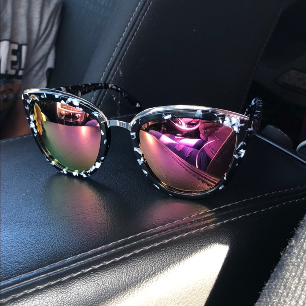Diff sunglasses rose